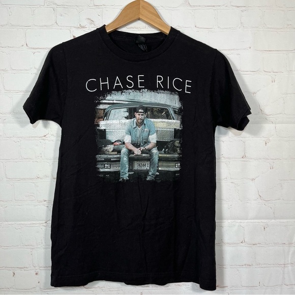 Tultex Other - Chase Rice Summer 2016 Concert Band T Shirt Mens Size Small Black Short Sleeve